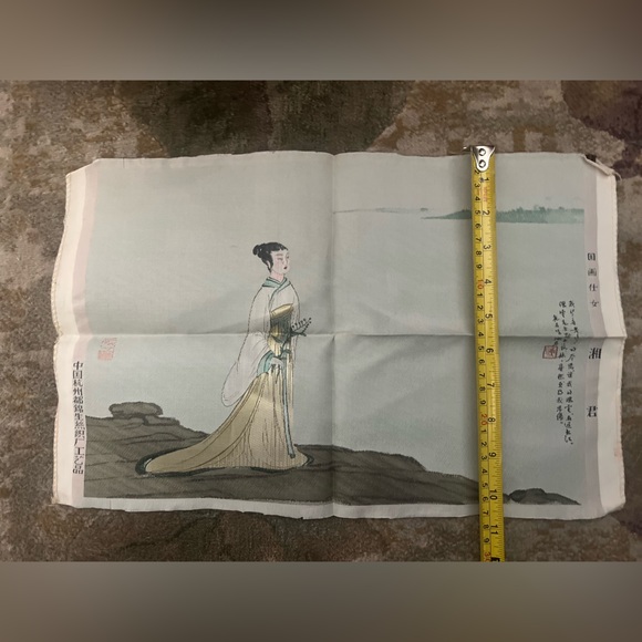 Japanese silk art piece - Picture 3 of 7